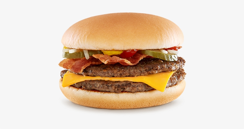 Bacon Burger Png For Free Download - Double Bacon Cheeseburger Mcdonalds, transparent png #791054