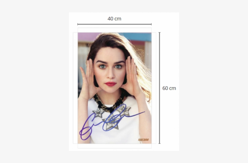 Promi-stuff - Emilia Clarke Star Necklace, transparent png #791507
