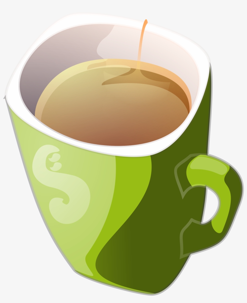 This Free Icons Png Design Of Green Mug Of Tea, transparent png #792443