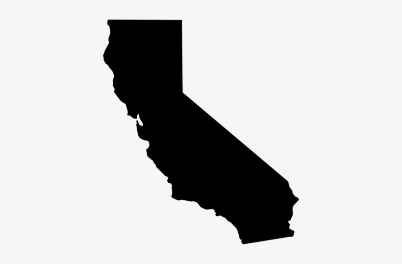 California Black Map Png Png Images - California State Vector, transparent png #792712