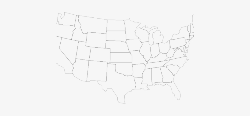 Clip Freeuse Library Us Map Outline K Pictures Full - Topography, transparent png #792767