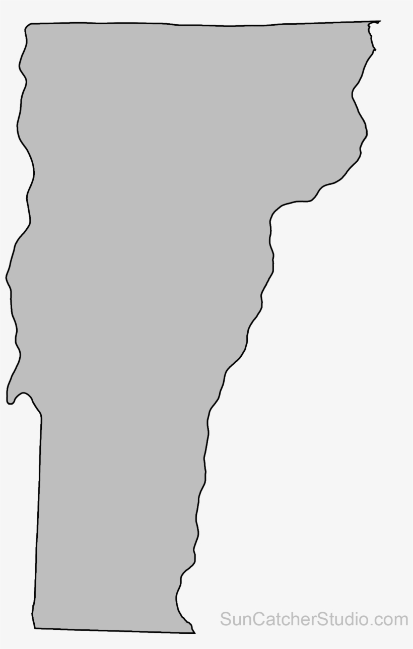 Pin By Donna Davis On States/patterns - Vermont State Shape, transparent png #792790