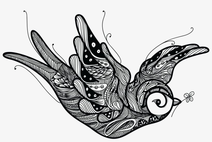 Serene Flight Blend - Bird Designs, transparent png #793300