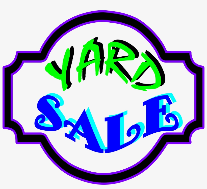 Big Image - Yard Sale Sign Clip Art, transparent png #793561