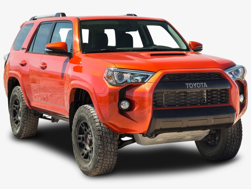 Toyota Trd Pro Orange Hill Car Png Image - Toyota 4runner 2017 Trd, transparent png #793592