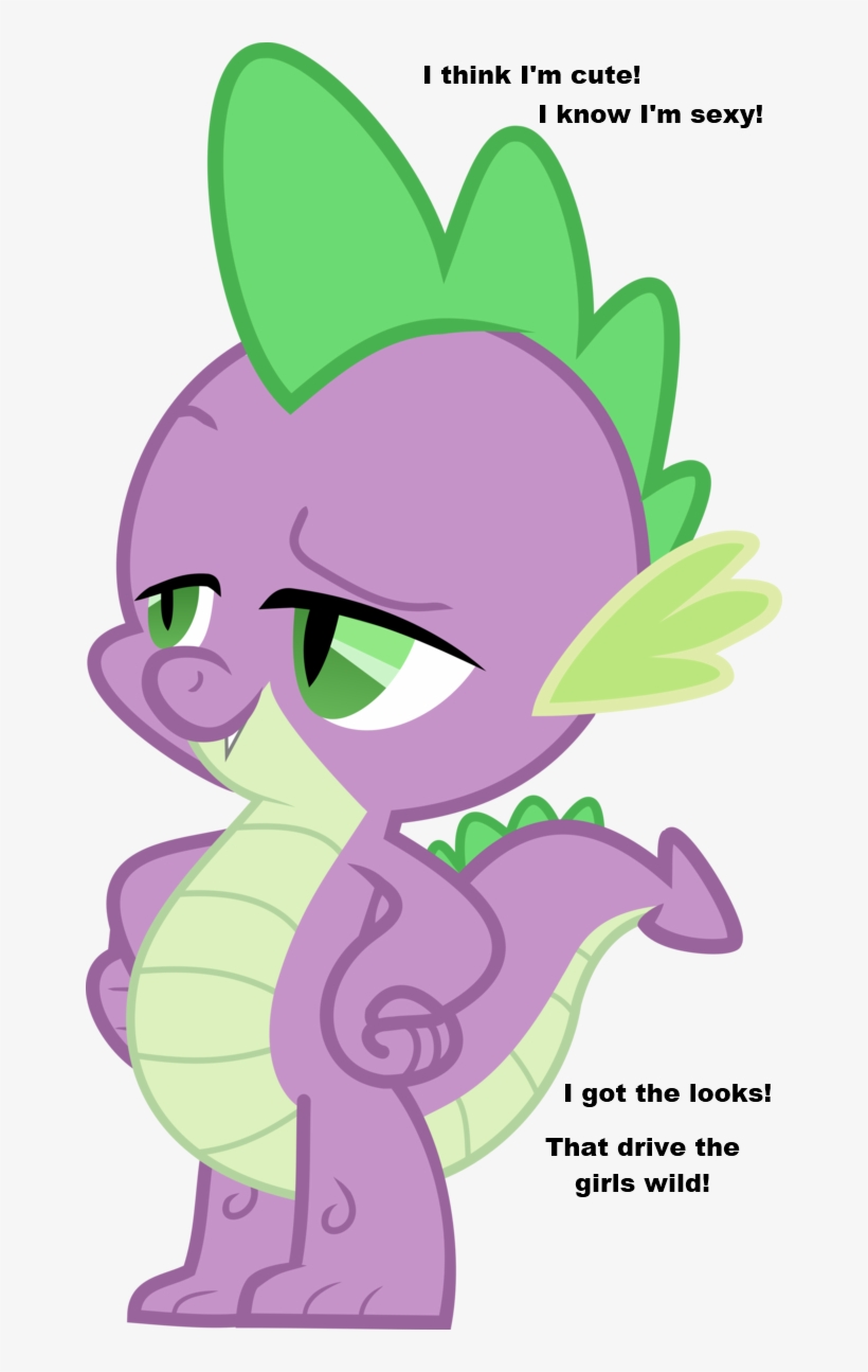 Safe, Shawn Michaels, Simple Background, Solo, Song - My Little Pony Spike Apron, transparent png #794575