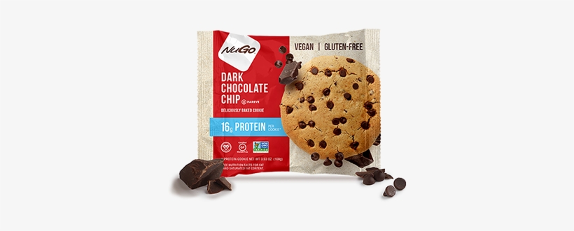 Dark Chocolate Chip Protein Cookie - Nugo Nutrition Baked Protein Cookie, Double Chocolate,, transparent png #794591
