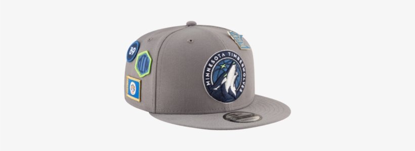 Minnesota Timberwolves 2018 Draft 9fifty Gray Snapback - New Era Cap Company, transparent png #795274