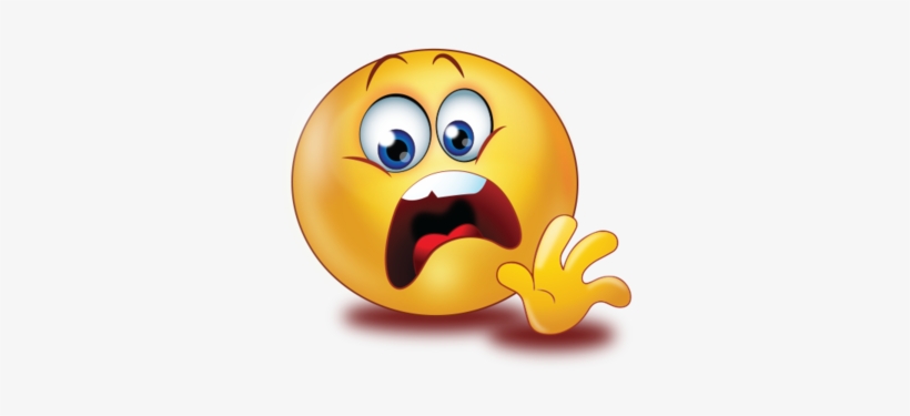 Frightened Scared Face - Flower Emoji Copy And Paste Png, transparent png #795358