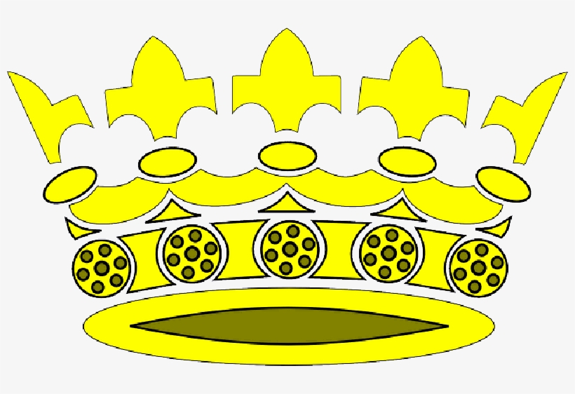 King, Queen, Cartoon, Round, Free, Gold, Crown - Crown Clip Art, transparent png #795585