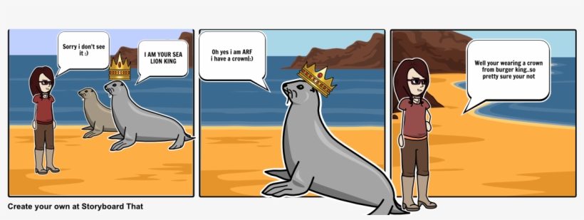 Your Sea Lion King - Lion, transparent png #795683