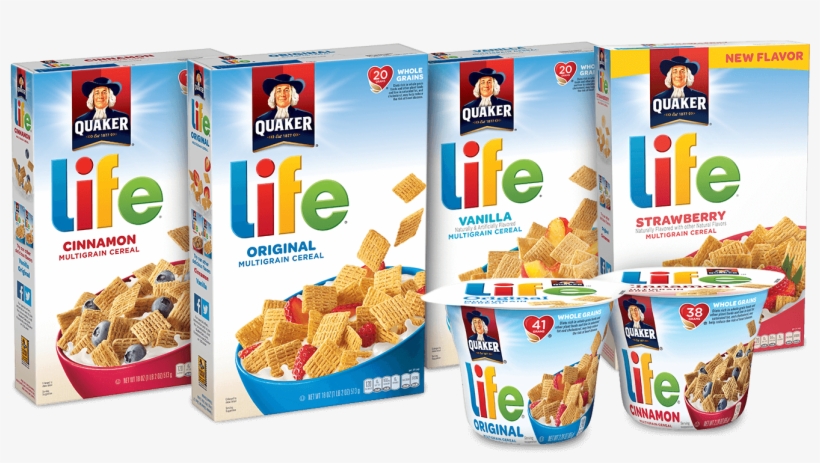 Life Cereal Is The Crunchy Wholesome Choice That's - Life Cinnamon Multigrain Cereal - 18 Oz, transparent png #795731