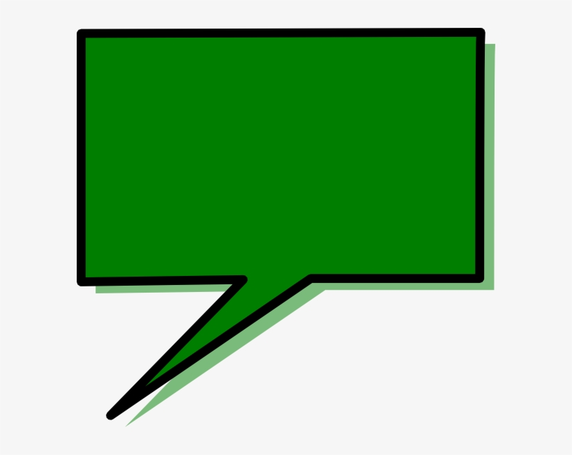 Green Speech Bubble Clip Art At Clker Com Vector Clip - Speech Balloon, transparent png #795908