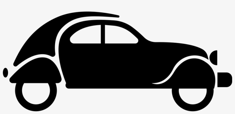 Vintage Round Back Car Comments - Antique Car Icon, transparent png #796162