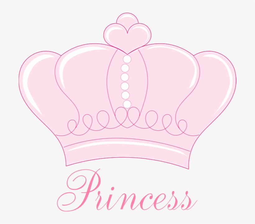 Pink Crown Princess Shower Curtain By Gigglish Png - Baby Crown Clipart, transparent png #796249