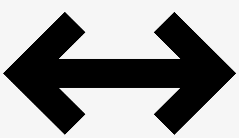 Open - Left And Right Arrow Symbol, transparent png #796450