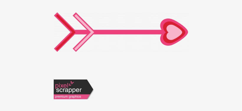 Clip Art Transparent Download Arrow Heart Clipart - Arrow Clip Art Pink, transparent png #796609