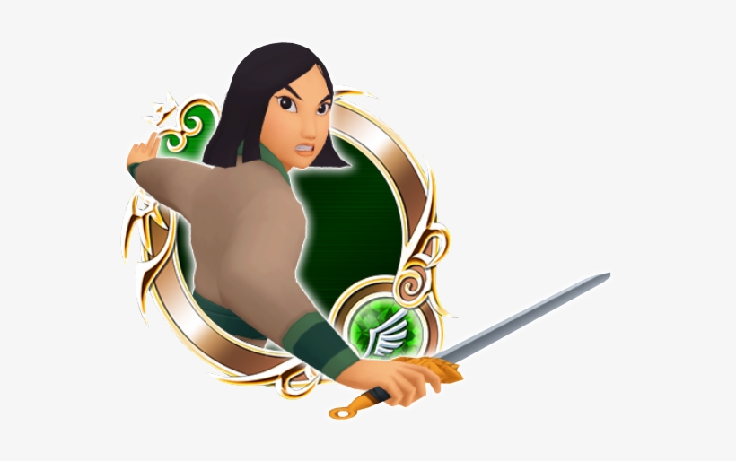 Fa Mulan Png Pic - Kingdom Hearts Unchained Χ Mulan, transparent png #796885