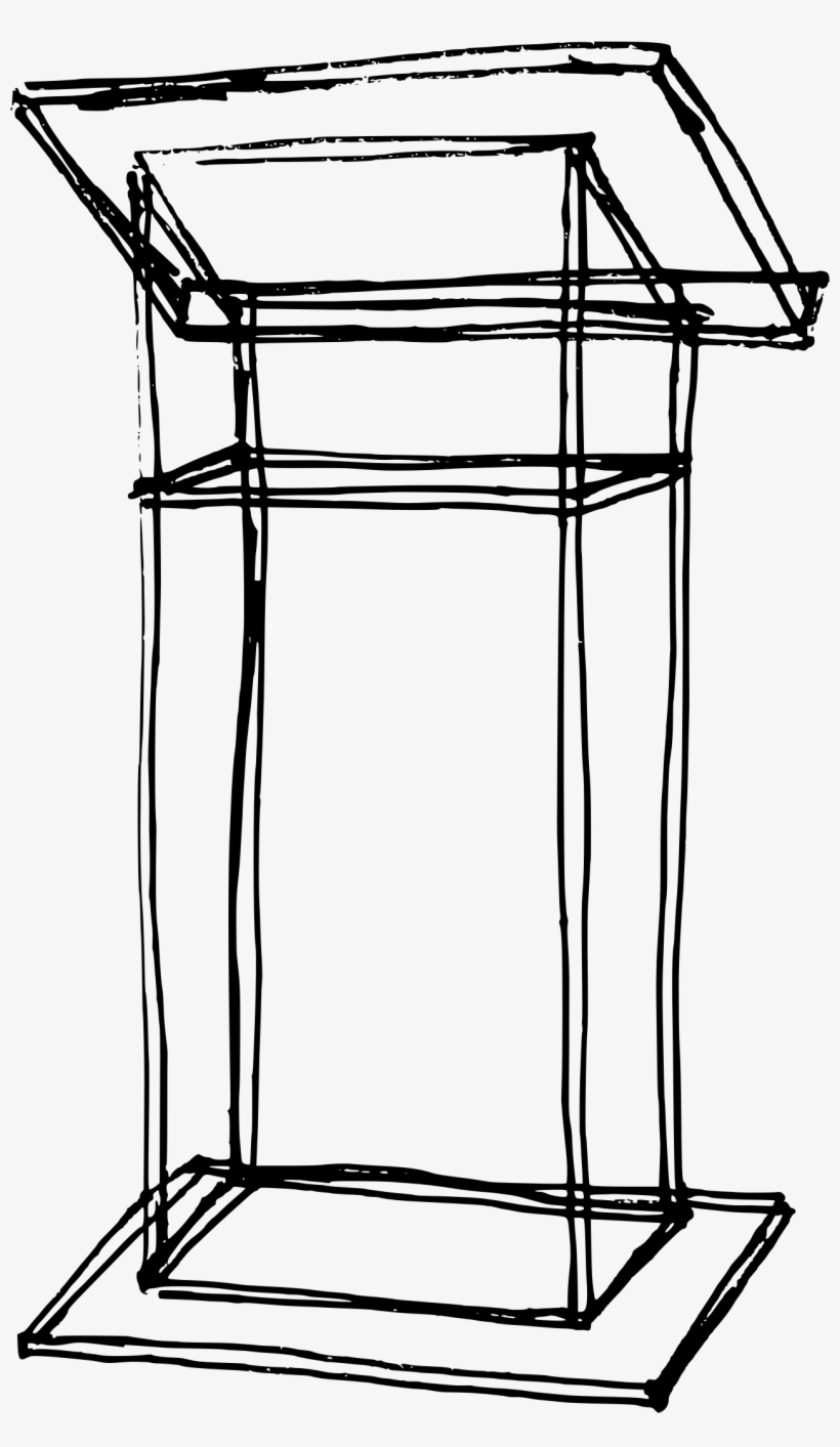 This Free Icons Png Design Of Lecturer Podium, transparent png #796938