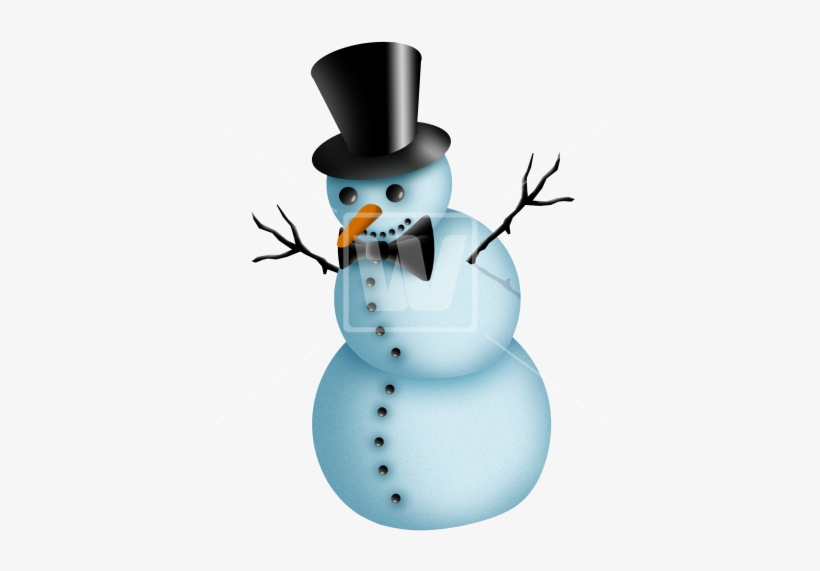 Snowman Png - Snowman Clipart Blue Png Transparent Background, transparent png #797150
