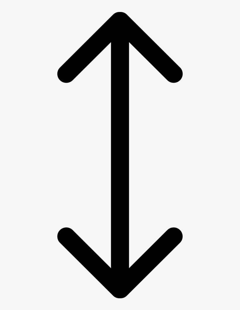 Double Arrow Vertical Symbol - Icon Move Up Down Png, transparent png #797206