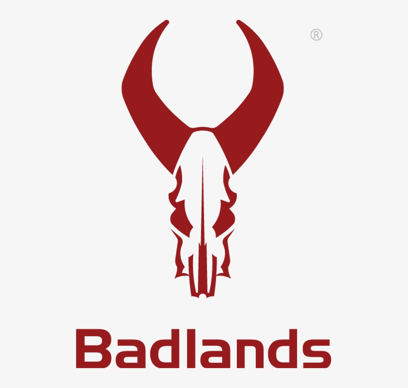 Badlands Vertical Logo - Badlands Packs Decal, transparent png #797366