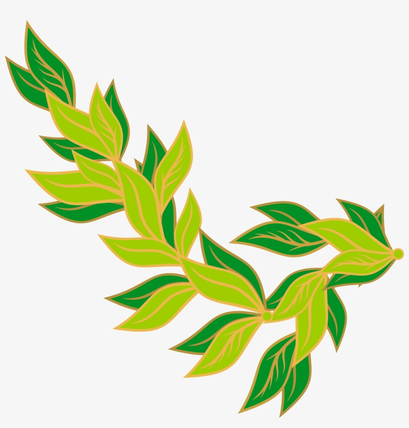 Stem Clipart Leaf - Leaf Border Clipart Png, transparent png #797692