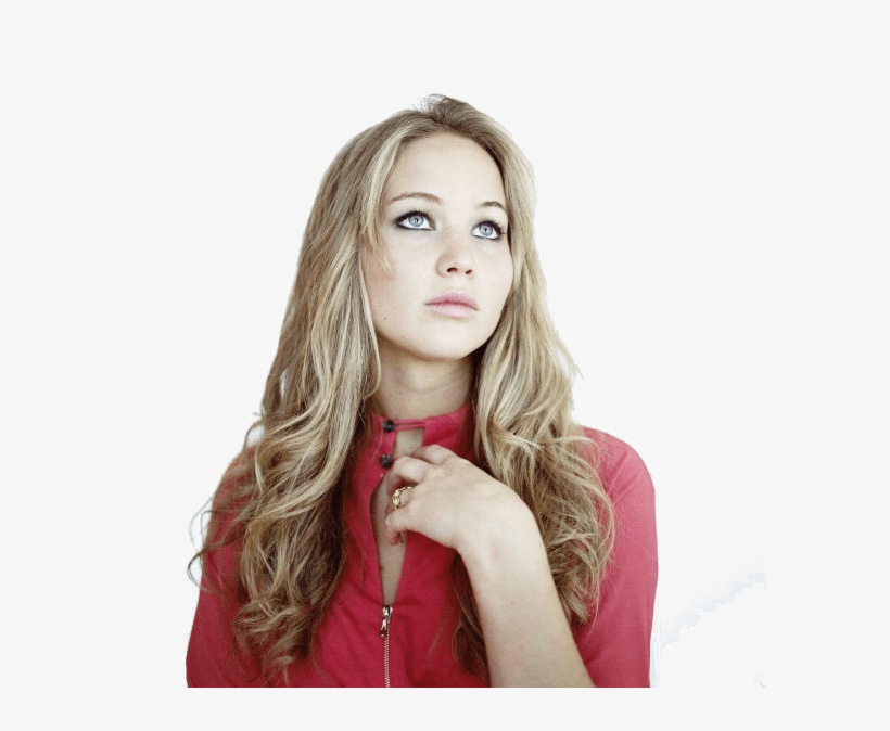 Jennifer Lawrence Looking Up - Jennifer Lawrence Png, transparent png #797715