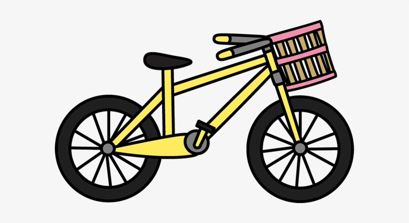 Colorful Clipart Bicycle - Ride A Bicycle Cartoon - Free Transparent PNG  Download - PNGkey