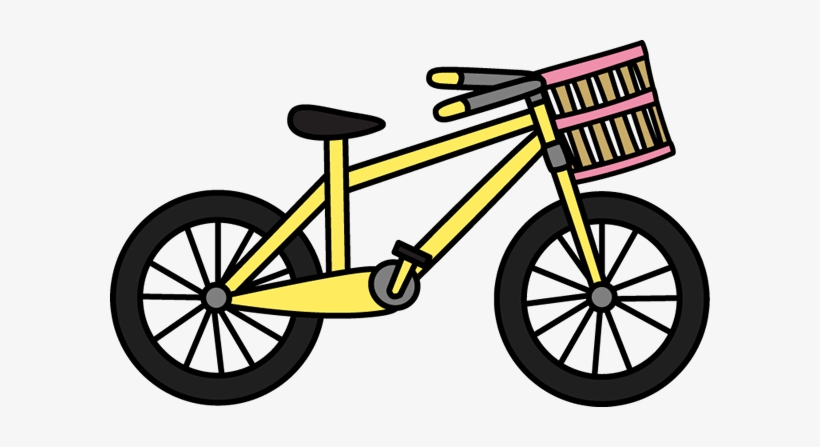 Colorful Clipart Bicycle - Ride A Bicycle Cartoon, transparent png #797848