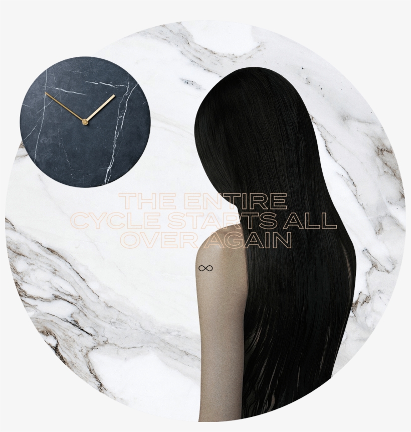 Jennifer-lawrence - Menu - Marble Wall Clock - Black, transparent png #798213