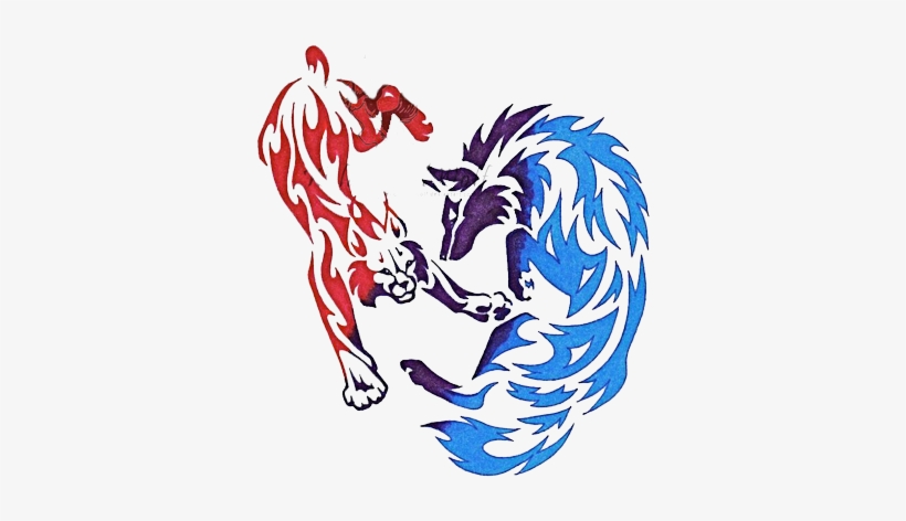 Meu Mundo De Am Simple Tribal Heart With Wings - Tatuagens Coloridas Em Png, transparent png #798278