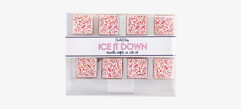 Confetti Ice Cubes, transparent png #798384