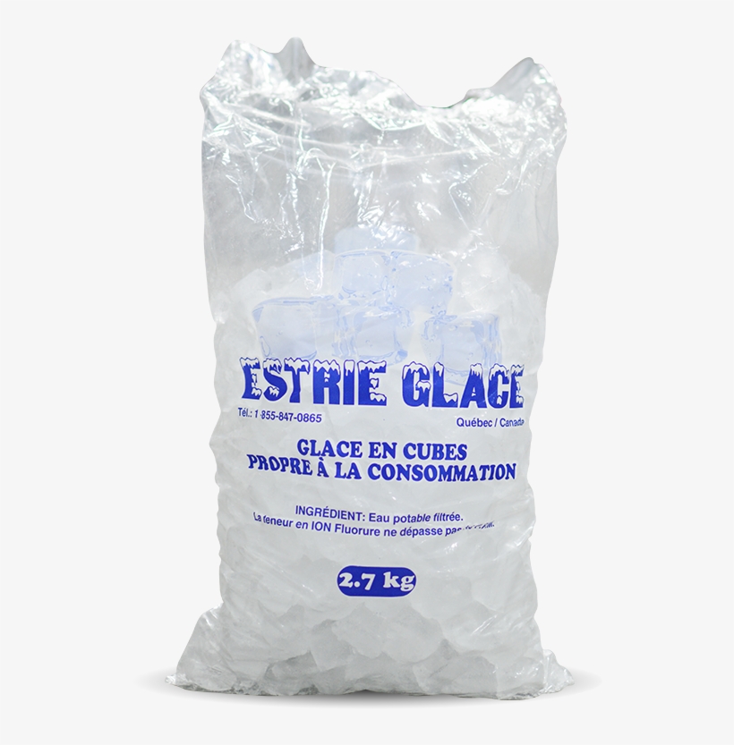 7 Kilogram Bag Of Ice Cubes - Bag, transparent png #798428
