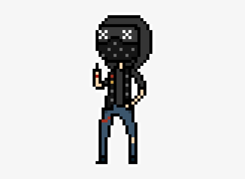 So I Made Wrench From Watch Dogs 2 In A Ministrife - Watch Dogs 2 Pixel Art, transparent png #798512