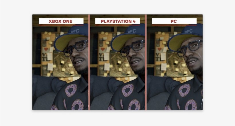 Watch Dogs 2 Comparação Gráfica - Watch Dogs 2 Ps4 Vs Xbox One Vs Pc, transparent png #798683