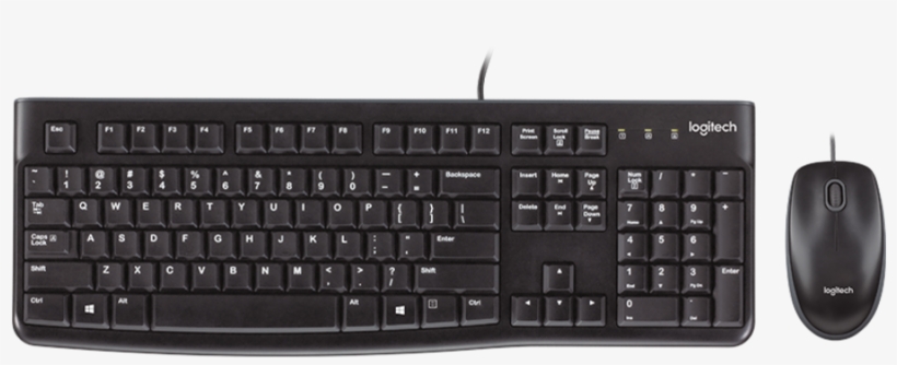 Logitech Keyboard Mouse - Logitech Desktop Mk120 Mouse & Keyboard Combo, transparent png #799114