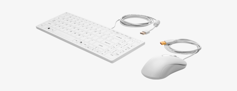 Hp Usb Keyboard And Mouse Healthcare Edition - Hp White Keyboard And Mouse, transparent png #799224