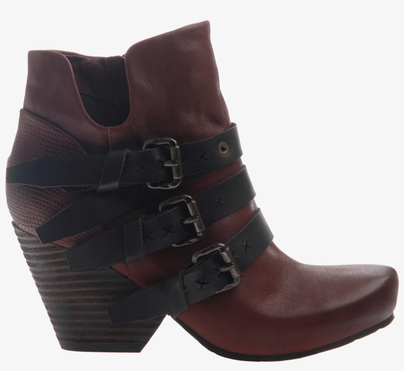 Lasso Women's Ankle Boot In Red Oak Side View - Lasso In Red Oak Ankle Boots | Women's Shoes By Otbt, transparent png #799245