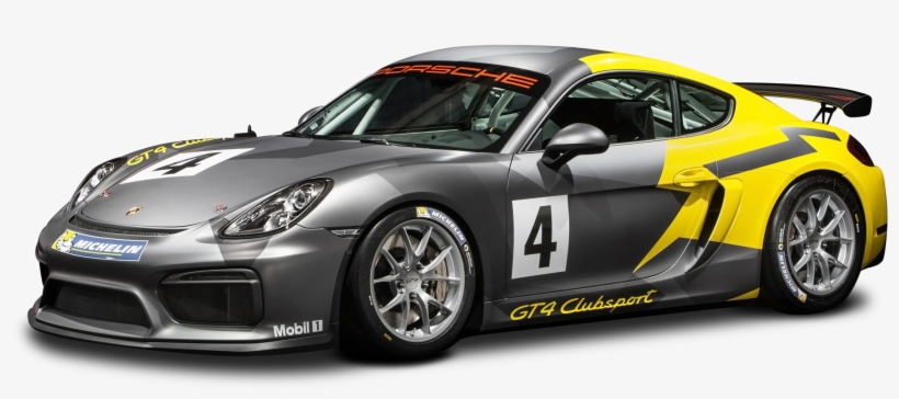 Porsche Cayman Gt4 Clubsport Racing Car Png Image - Porsche Cayman 718 Race, transparent png #799409