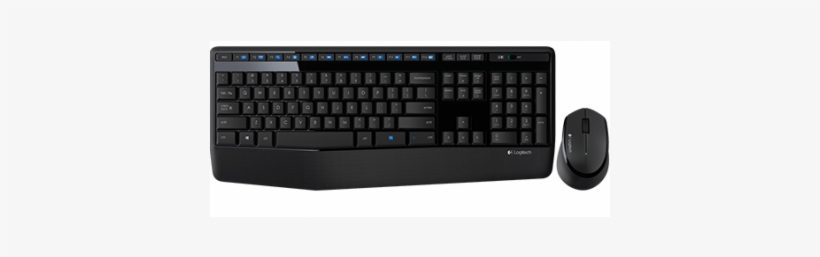 Logitech Mk345 Usb Wireless Mutilmedia Keyboard Mouse, transparent png #799621