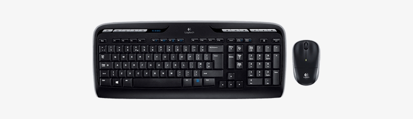 Logitech Mk330 Wireless Combo Keyboard Mouse - Logitech Mk330, transparent png #799648