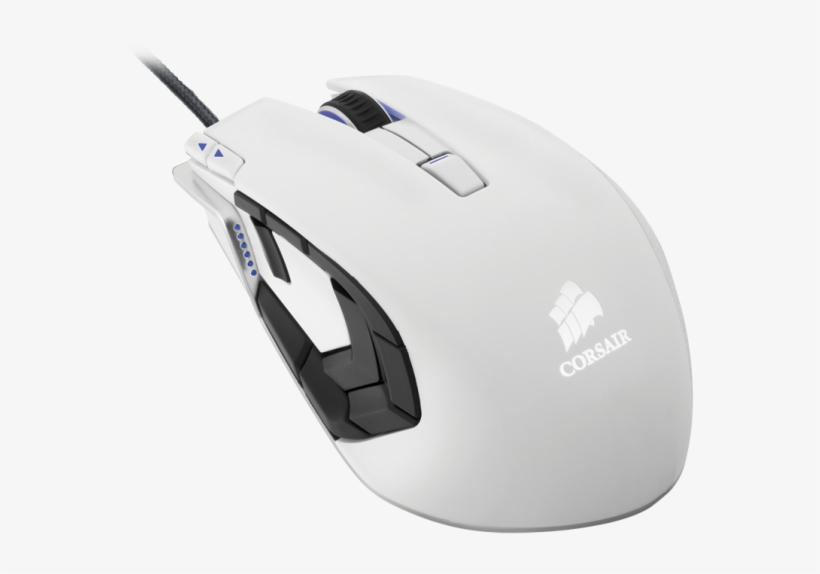 The Vengeance M95 Gaming Mouse Has Been Fully Optimized - Corsair White Gaming Keyboard, transparent png #799756