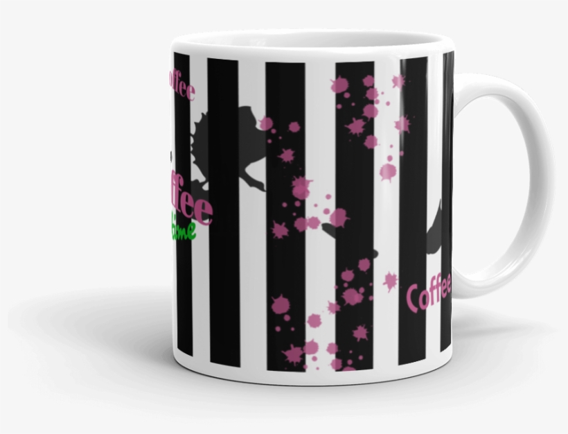 Pink Splash Coffee Mug - Coffee Cup, transparent png #7900713