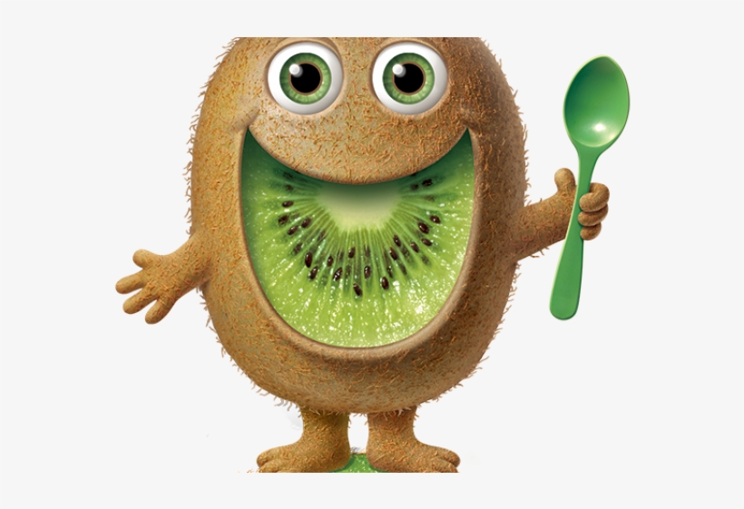 Kiwi Clipart Kiwi Fruit - Cute Kawaii Kiwi Fruit, transparent png #7900843