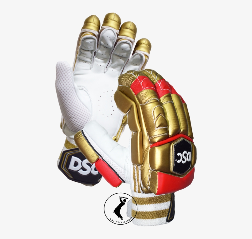 Dsc Condor Flite Cricket Batting Gloves, Golden Red - Dsc Cricket Gloves, transparent png #7900938