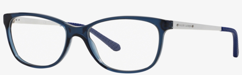 Translucent Muted Blue With A Metallic Temple Makes - Ray-ban 6423, transparent png #7901900