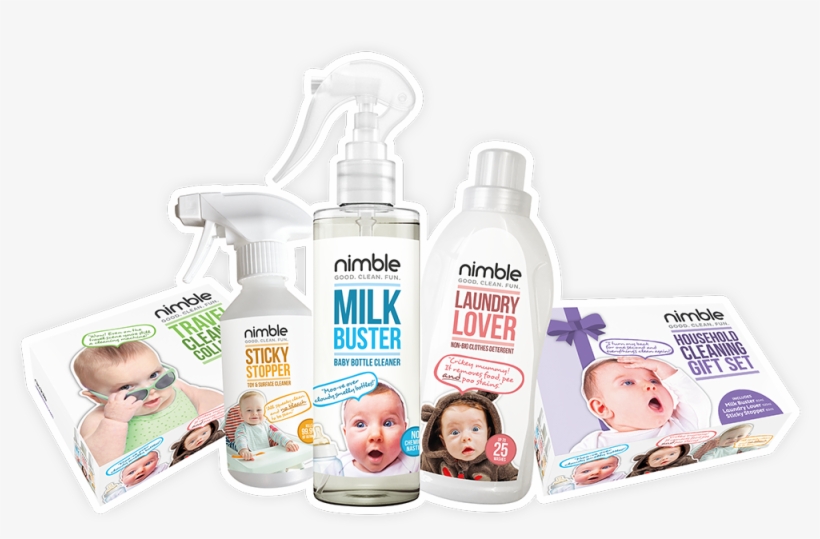 With Nimble - Plastic Bottle, transparent png #7902129