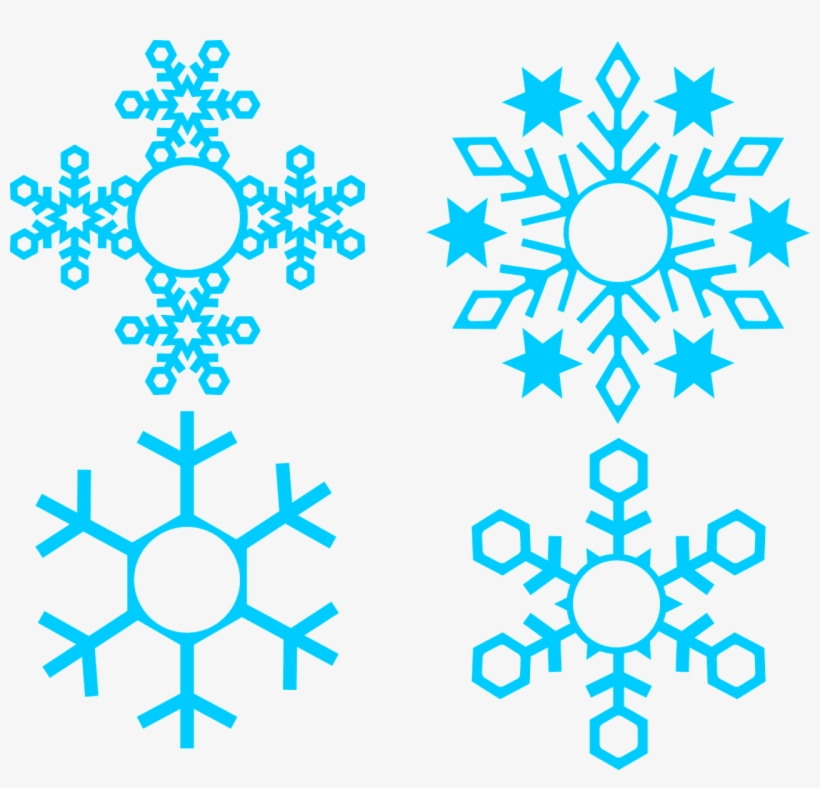 Snowflakes - Flocon De Neige Facile, transparent png #7902491