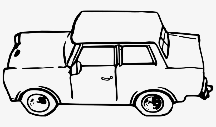 This Graphics Is With The Body About B, /, W, Black - Trabant Clipart, transparent png #7903386